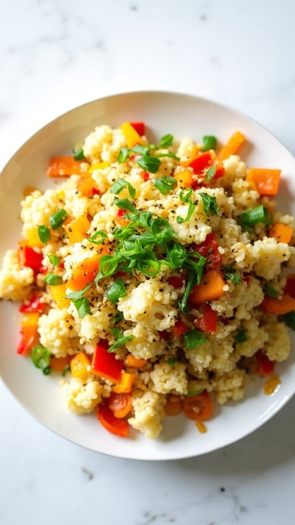 cauliflower rice vegetable stir fry