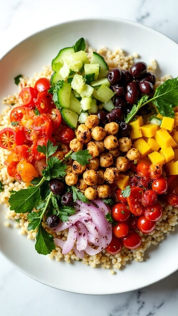 chickpea mediterranean bowl recipe