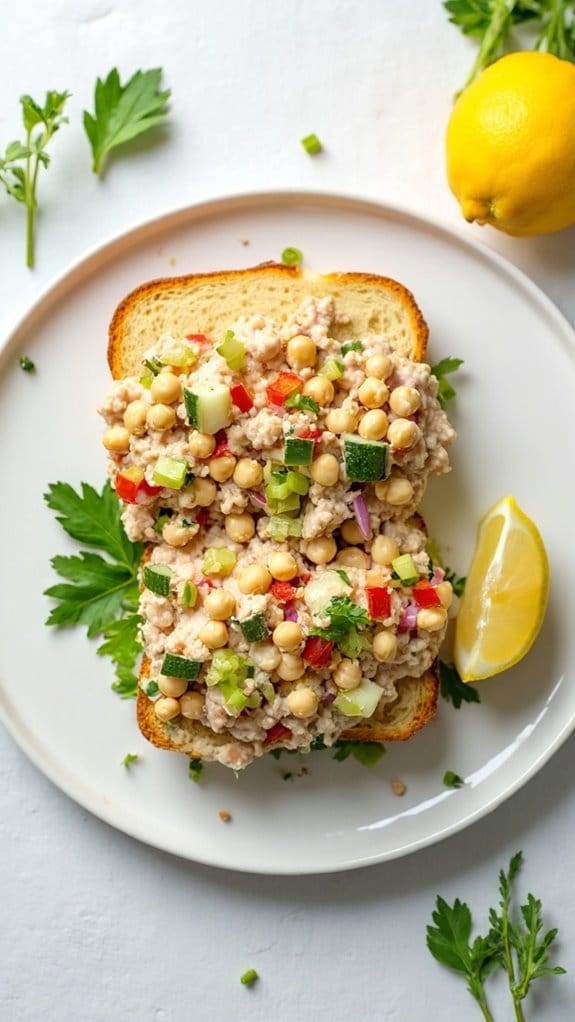 chickpea salad sandwich recipe