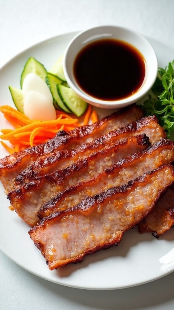 crispy flavorful pork belly