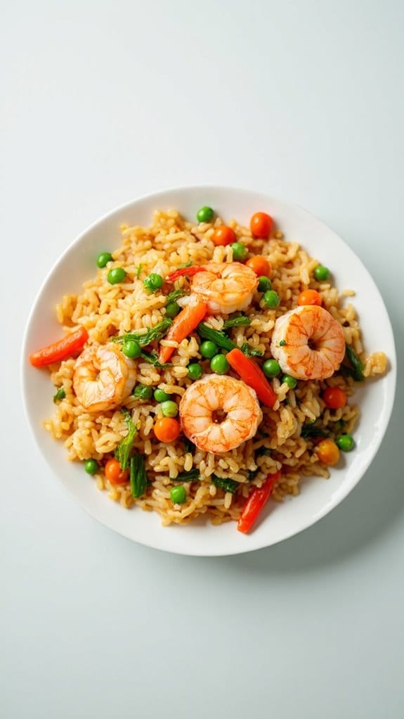 delicious shrimp fried rice