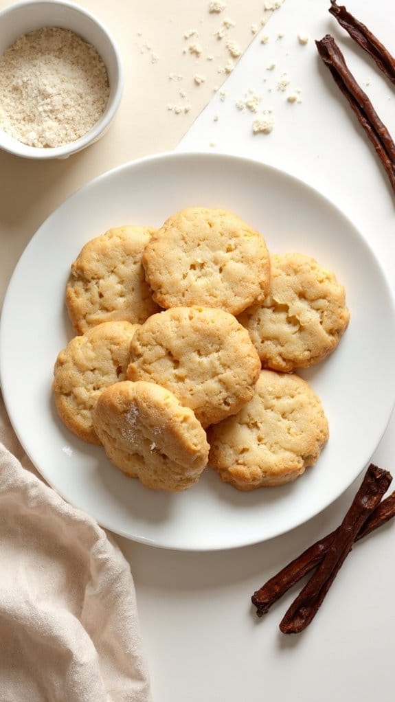 delicious vanilla flavored cookies