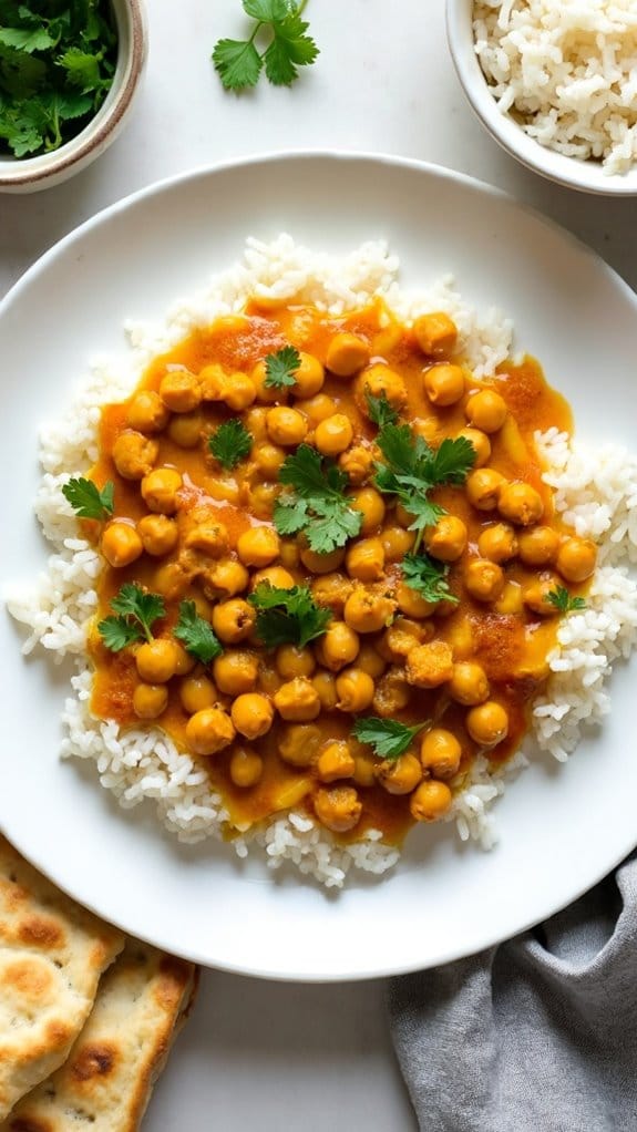 delicious vegetarian chickpea dish