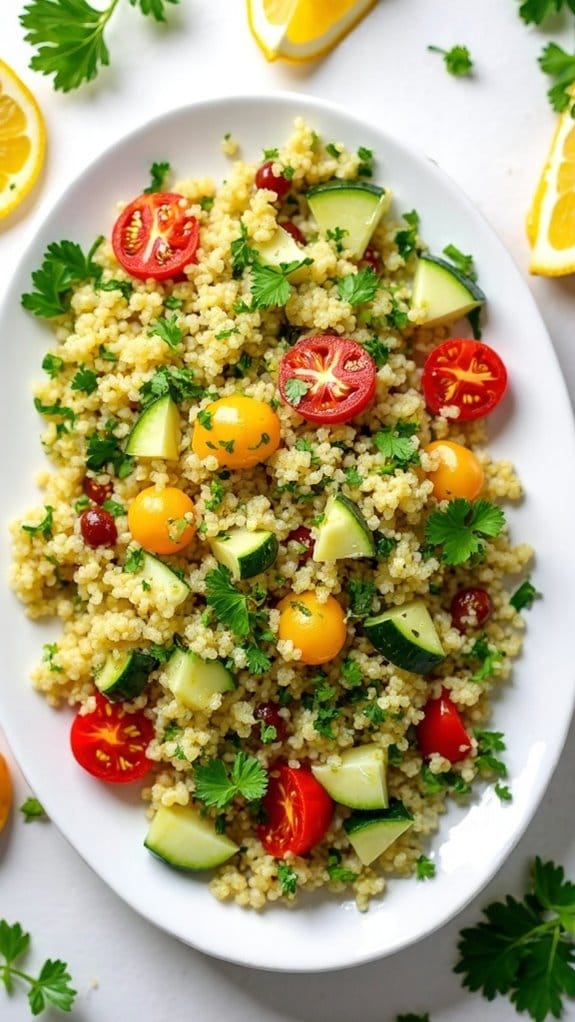 lemon infused quinoa salad recipe