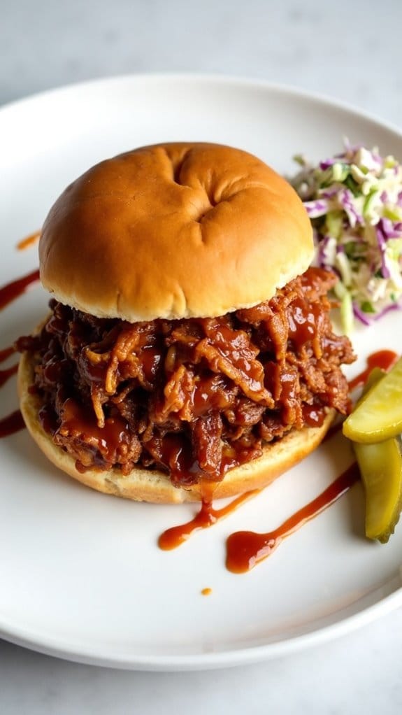 pulled jackfruit bbq sandwiches