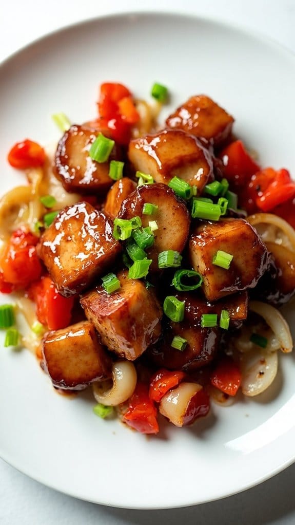 savory crispy pork belly