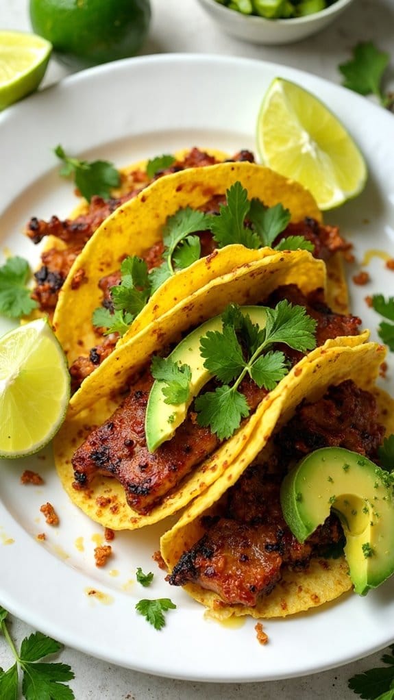 savory flavorful pork tacos