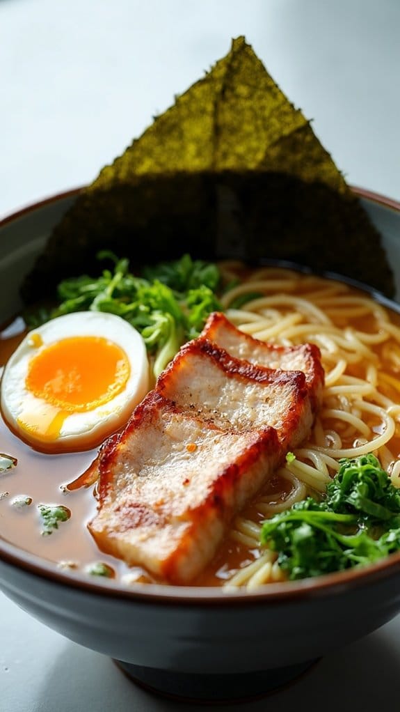 savory pork belly ramen