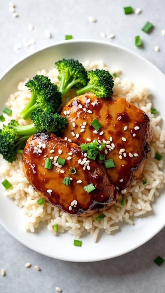 teriyaki chicken with rice