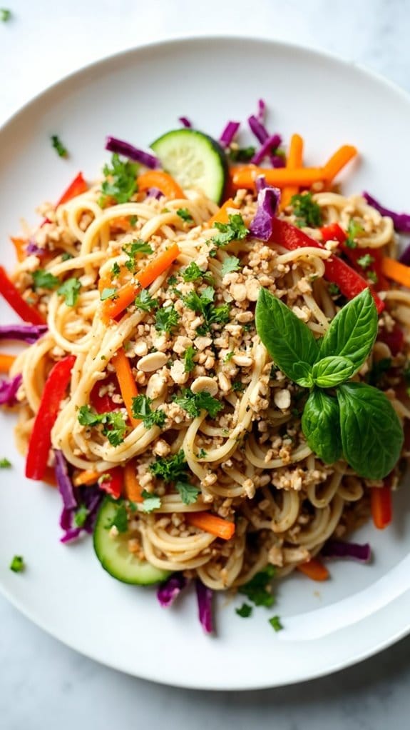 thai peanut noodle salad recipe